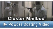 Cluster Mailbox Powder Coating Video